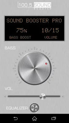 Sound Booster Pro android App screenshot 0