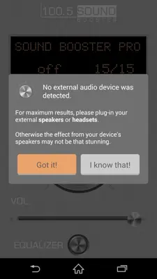 Sound Booster Pro android App screenshot 2